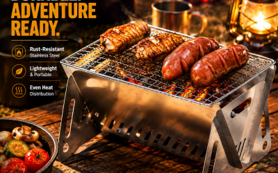 Top Portable Folding Grills for Stress-Free Family Camping